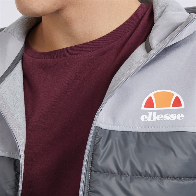 Ellesse Mens Timmari Hybrid Jacket Dark Grey - Image 3