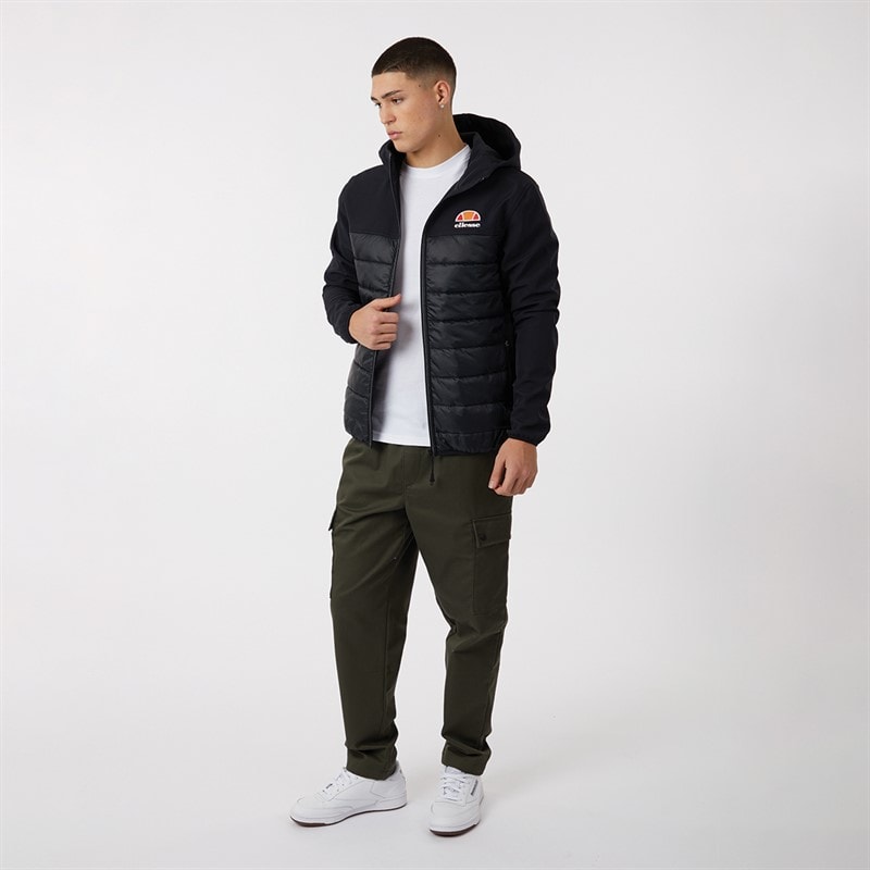 Ellesse Mens Timmari Hybrid Jacket Black - Image 4