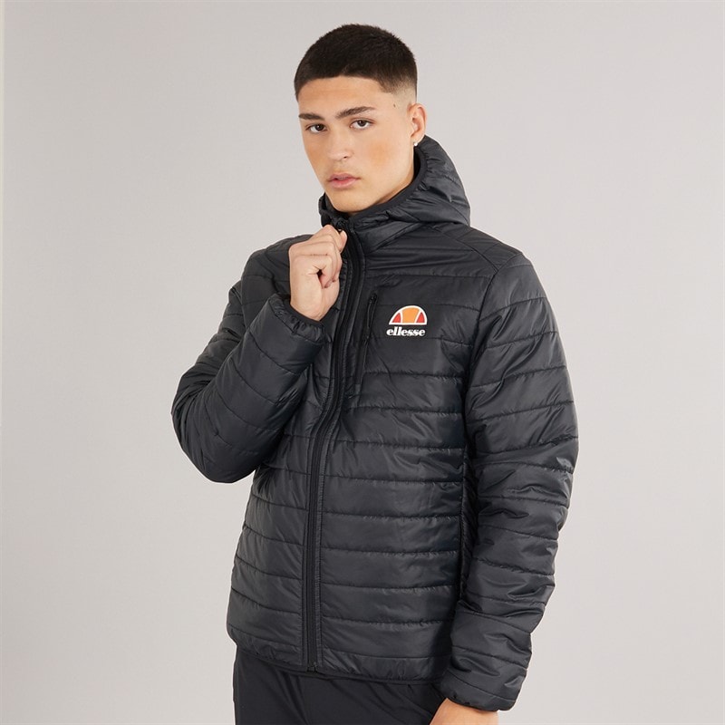 Ellesse Mens Corricella Padded Jacket Black - Image 5