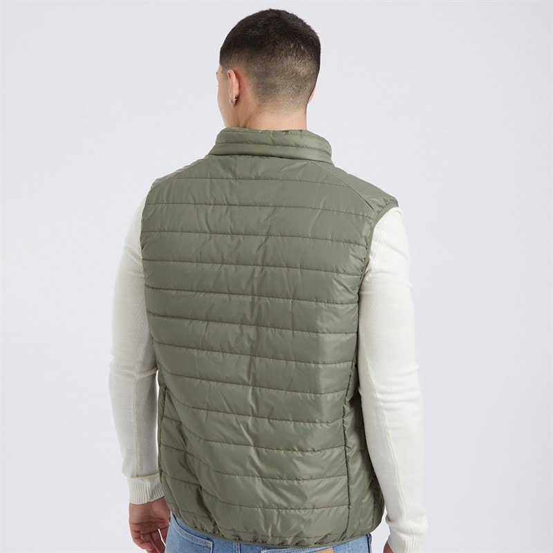 Ellesse Mens Portina Gilet Khaki - Image 2