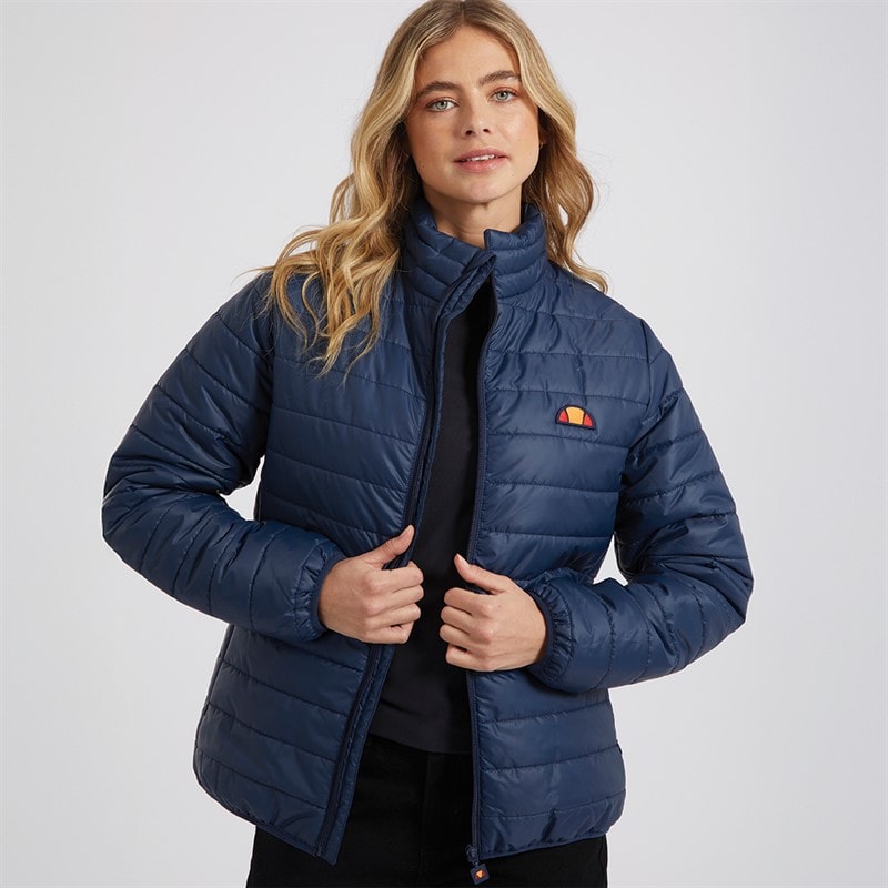 Ellesse Womens Dalmine Padded Jacket Navy - Image 1