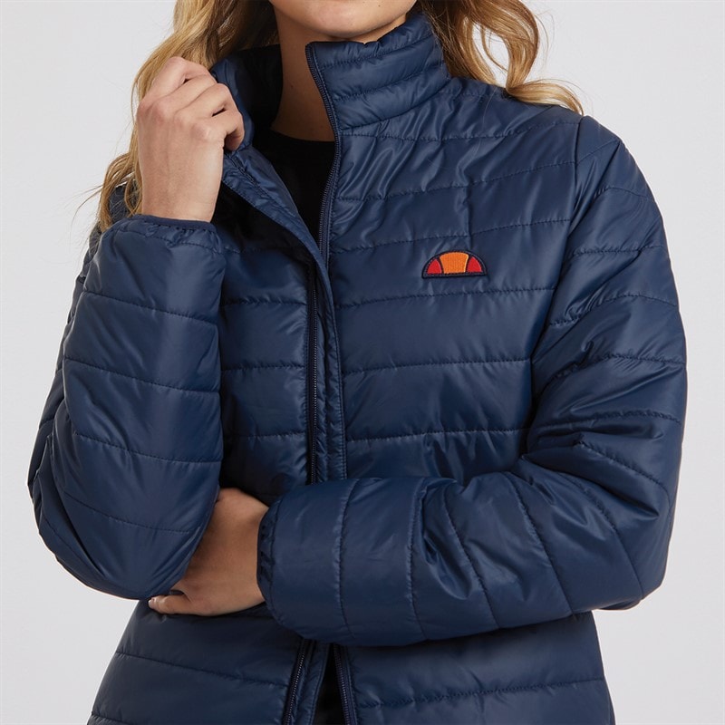 Ellesse Womens Dalmine Padded Jacket Navy - Image 3
