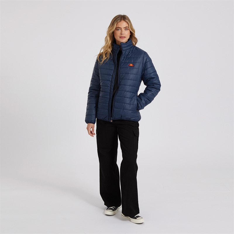 Ellesse Womens Dalmine Padded Jacket Navy - Image 4