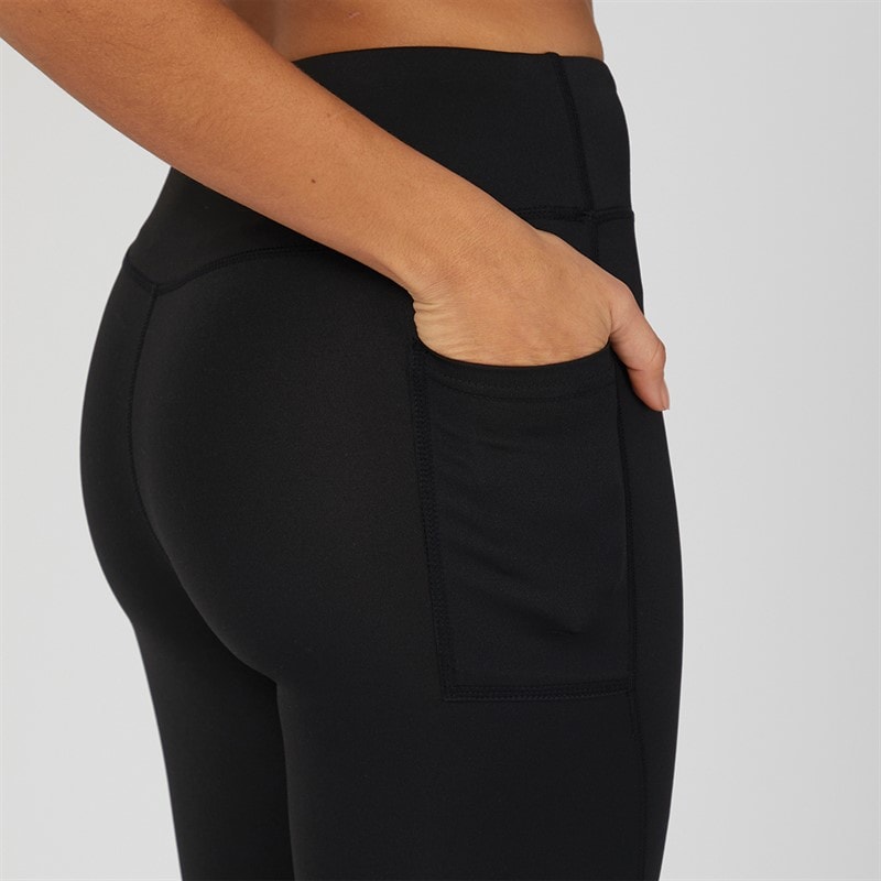 Ellesse Womens Moonlight High Waisted Tight Leggings Black - Image 5