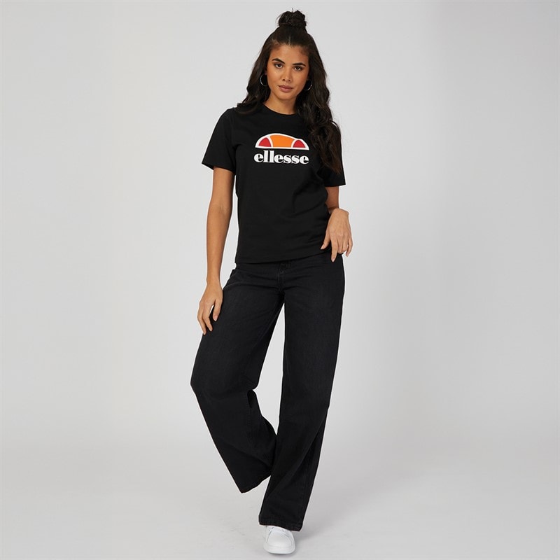 Ellesse Womens Arieth Logo T-Shirt Black - Image 4