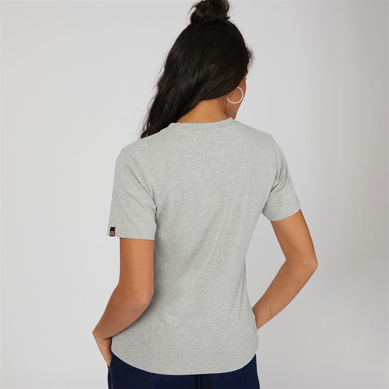 Ellesse Womens Arieth Logo T-Shirt Grey Marl - Image 2