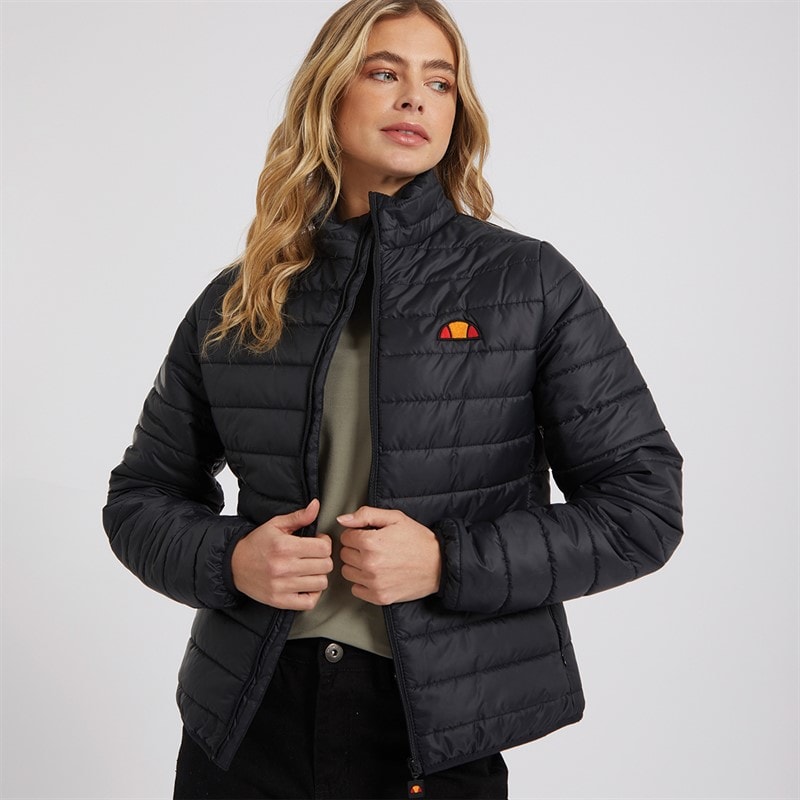 Ellesse Womens Dalmine Padded Jacket Black - Image 1