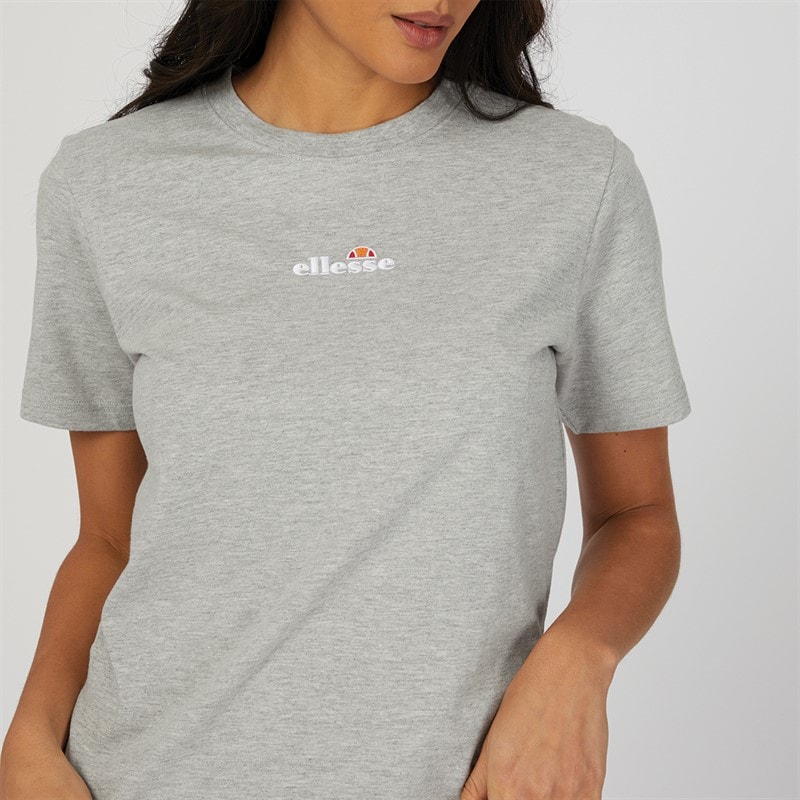 Ellesse Womens Arcuri T-Shirt Grey Marl - Image 3