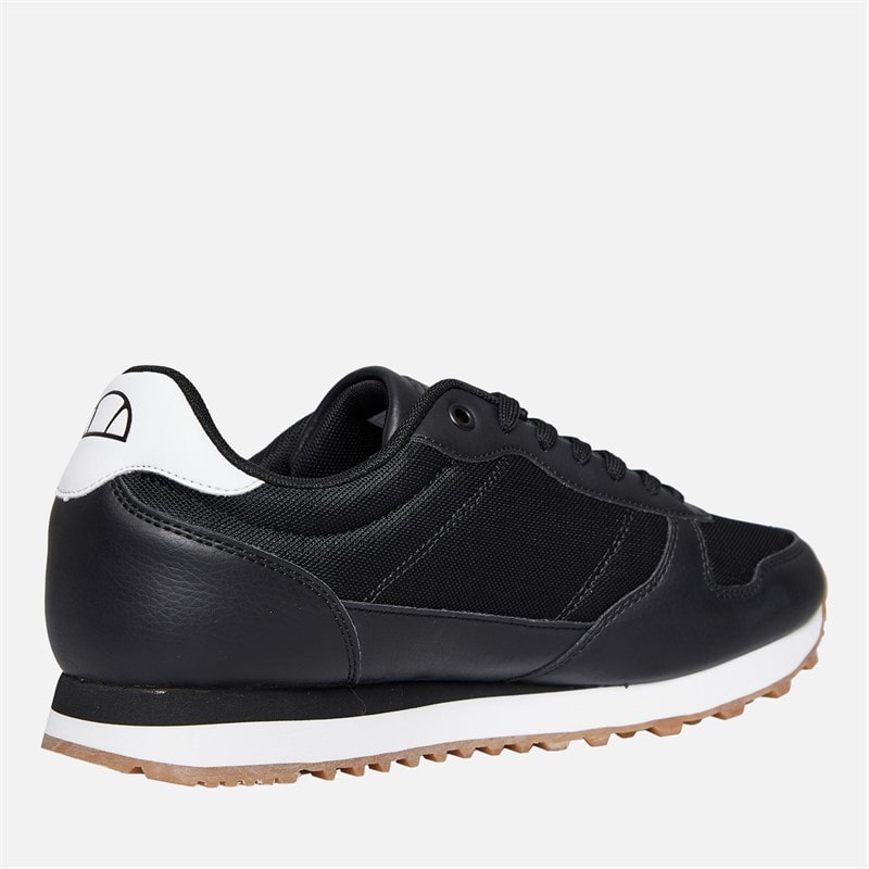 Ellesse Mens Isola Runner Trainers Black/White - Image 5