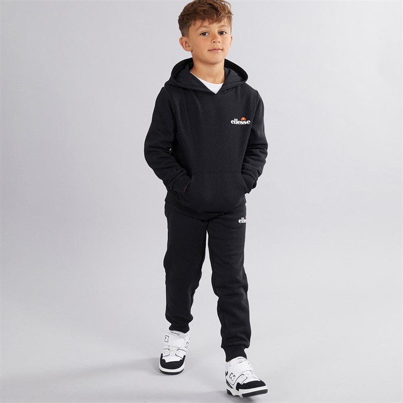 Ellesse Boys Gabriel Tracksuit Black - Image 1