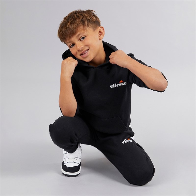 Ellesse Boys Gabriel Tracksuit Black - Image 4