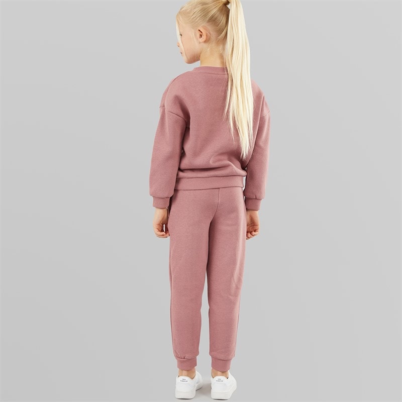 Ellesse Girls Kayla Sweatshirt And Joggers Rose - Image 2