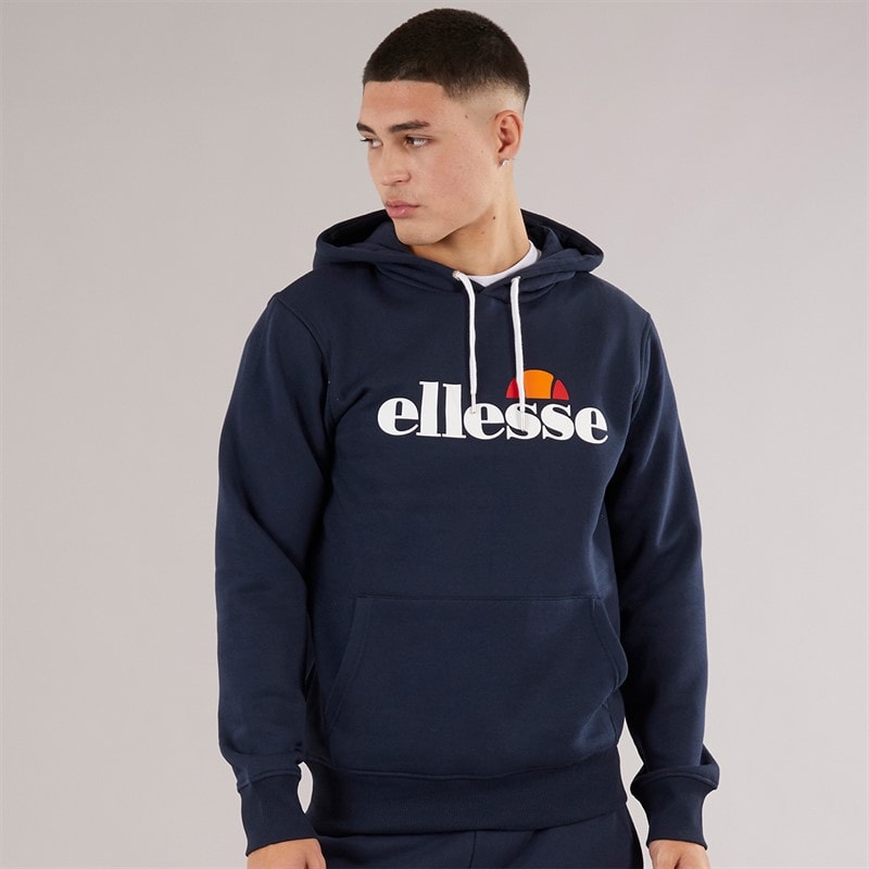 Ellesse Mens Morristown Hoodie Navy - Image 1