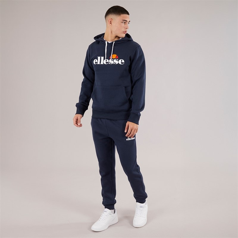 Ellesse Mens Morristown Hoodie Navy - Image 3