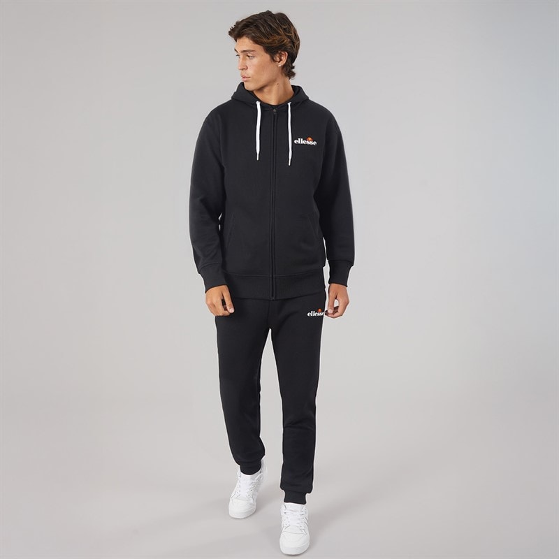 Ellesse Mens Klemerio Full Zip Hoodie Black - Image 4