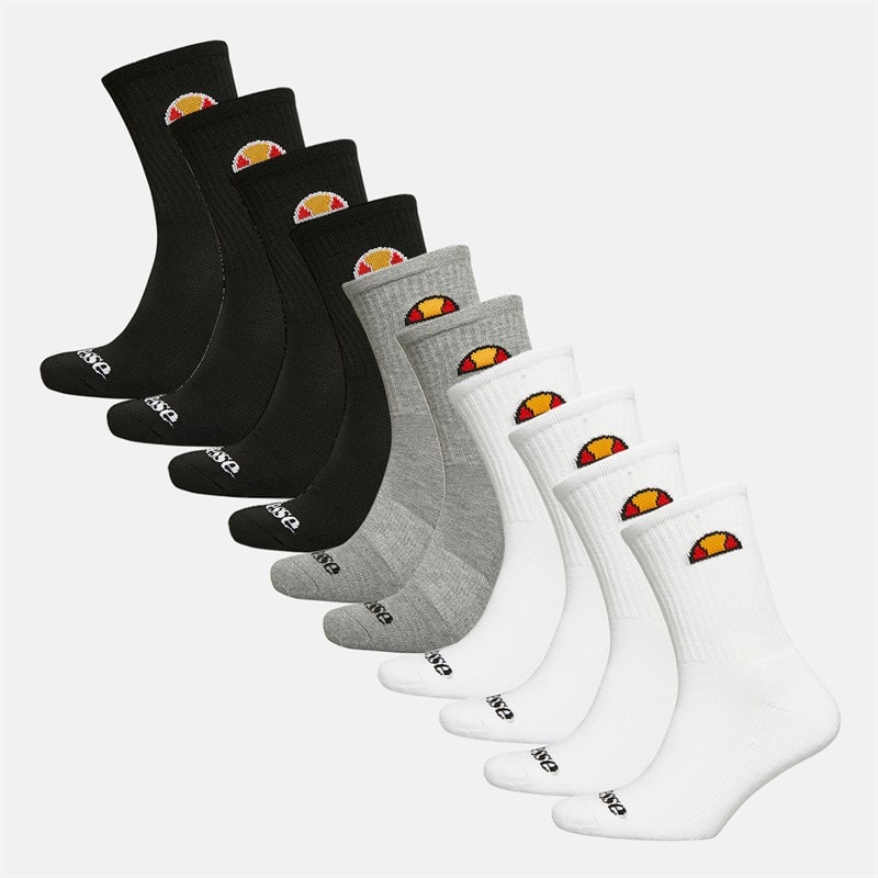 Ellesse Ten Pack Crew Socks Multi