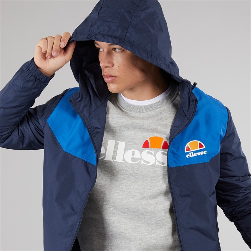 Ellesse Mens Anatolio Windrunner Jacket Navy - Image 3