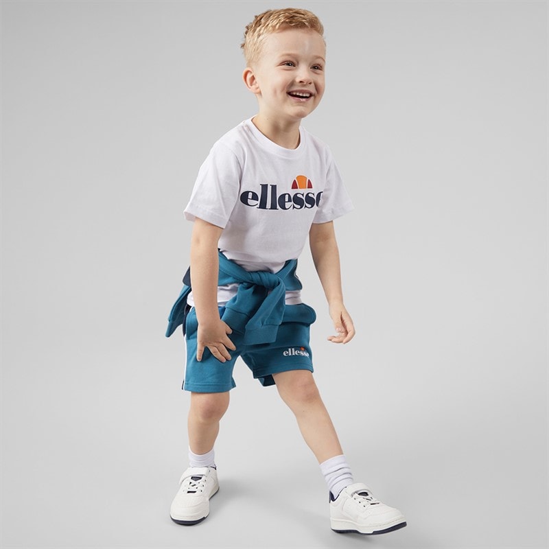 Ellesse Boys Adrian Sweatshirt T-Shirt And Shorts Three Pack Set Dark Blue 420 - Image 3