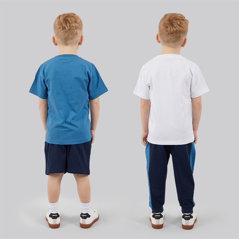 Ellesse Boys Issac T-Shirts Shorts And Joggers Four Piece Set Navy 429 - Image 2