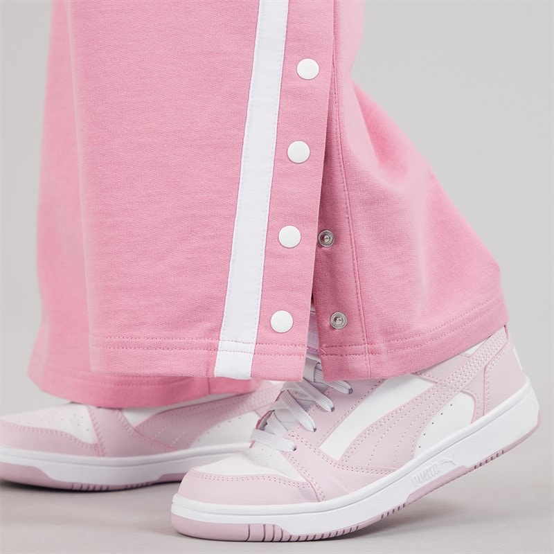 Ellesse Junior Girls Mariella T-Shirt And Popper Track Pants Set Pink 814 - Image 5