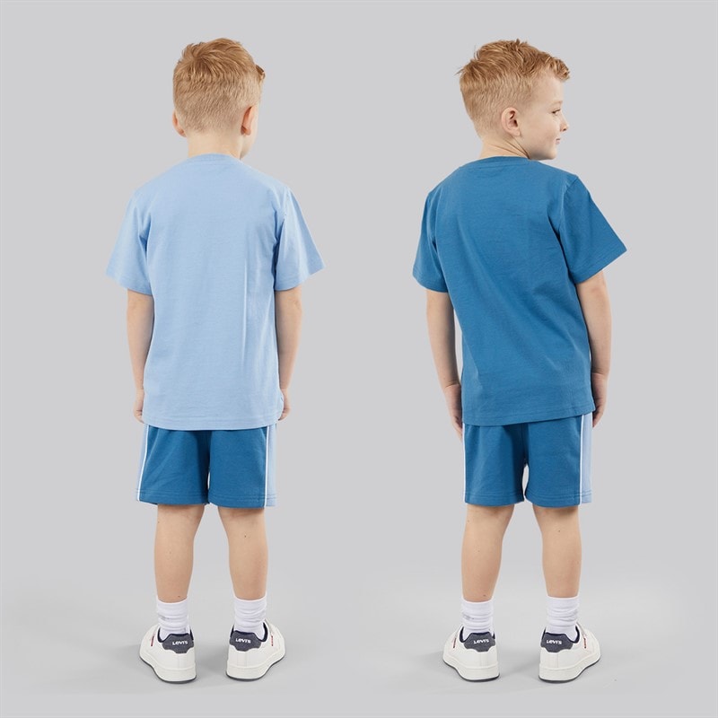 Ellesse Boys Alexander T-Shirts And Shorts Three Piece Set Navy 429 - Image 2