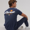 Ellesse Mens Georgio Back Logo T-Shirt Navy