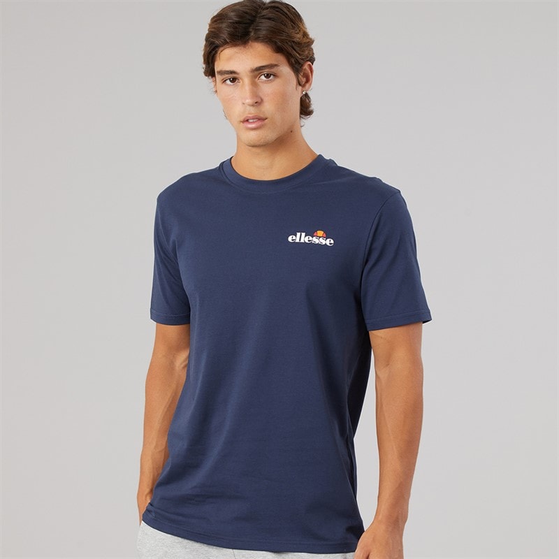 Ellesse Mens Malbory 2 Left Chest T-Shirt Navy