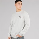 Ellesse Mens Doyle Knitted Jumper Light Grey Marl