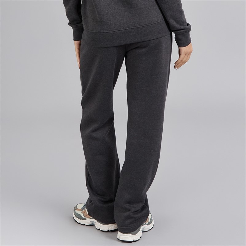 Ellesse Womens Khylie Straight Leg Sweat Pants Dark Grey Marl - Image 2