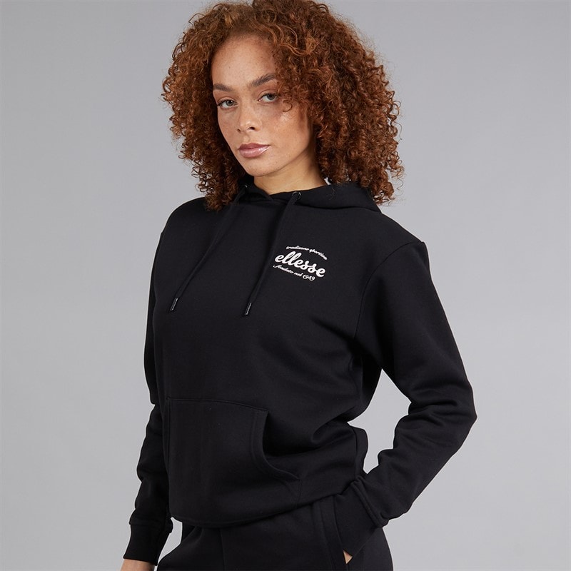 Ellesse Womens Pinebuff Hoodie Black - Image 2