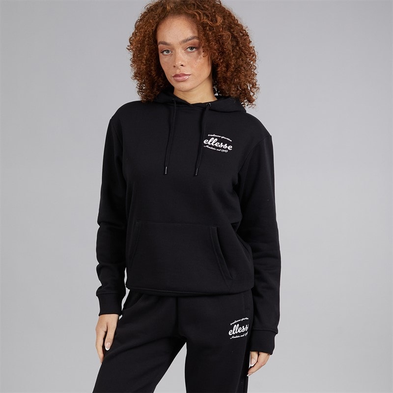 Ellesse Womens Pinebuff Hoodie Black - Image 5