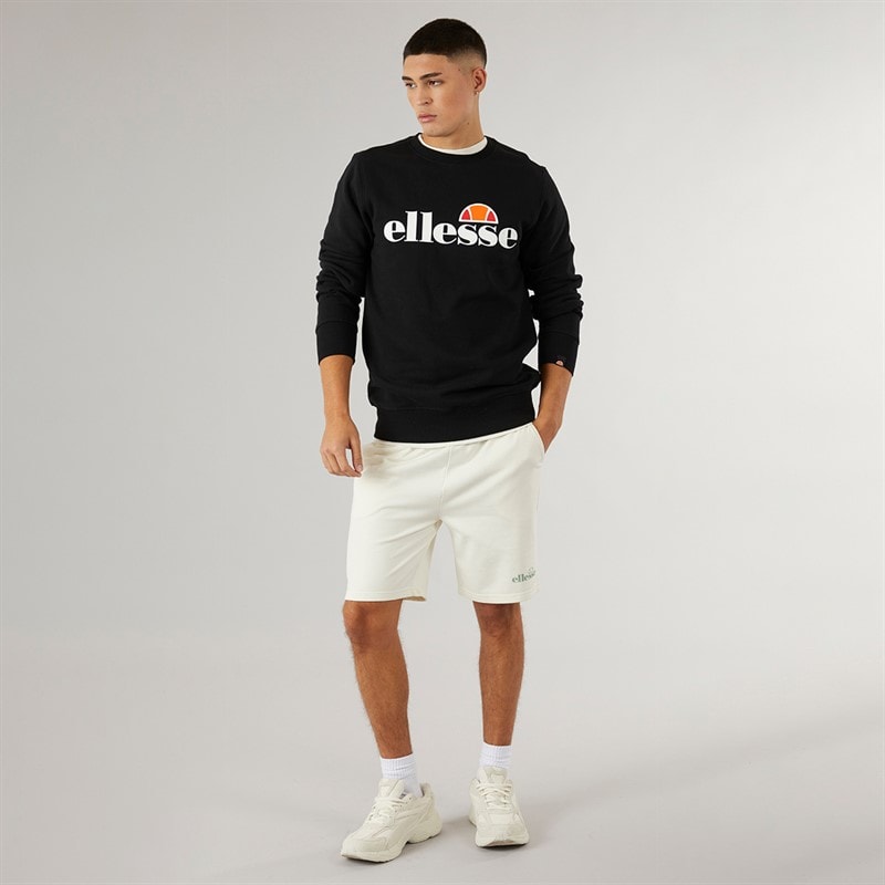 Ellesse Mens SL Succiso Logo Sweatshirt Black - Image 3