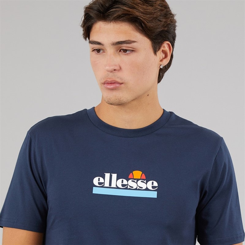 Ellesse Mens Tuscania T-Shirt Navy - Image 3