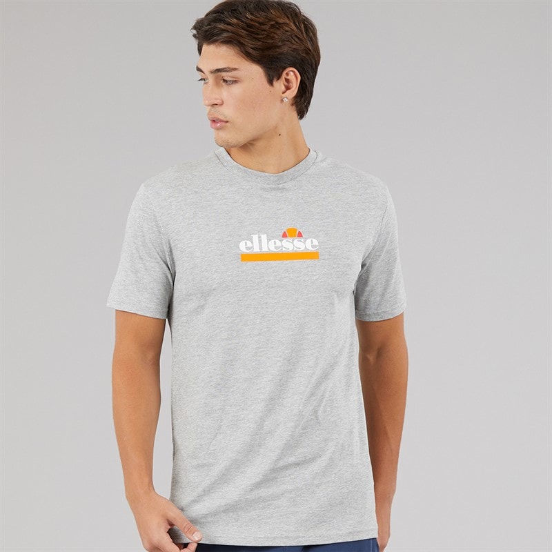 Ellesse Mens Tuscania T-Shirt Light Grey