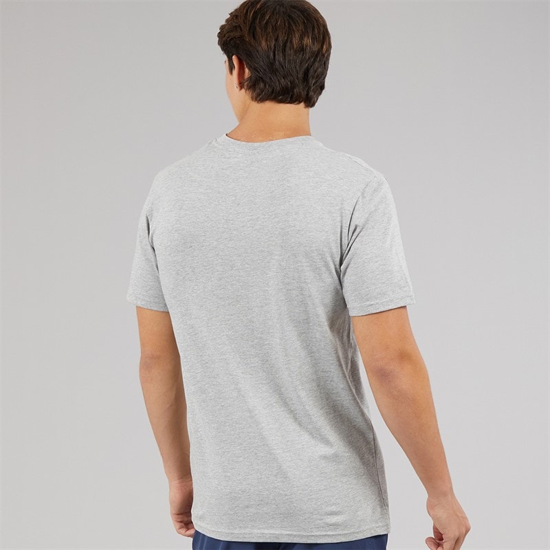 Ellesse Mens Tuscania T-Shirt Light Grey - Image 2