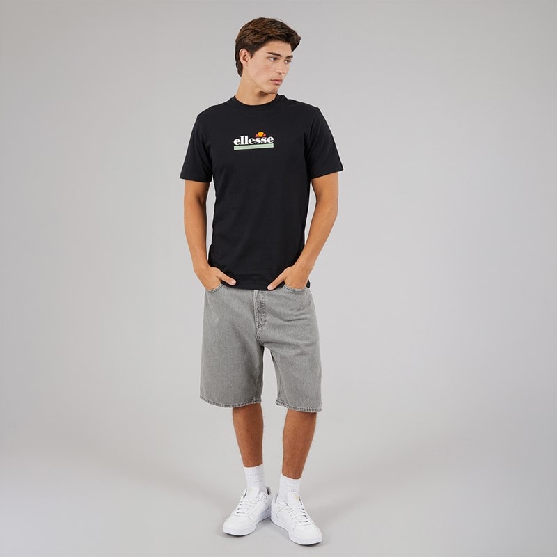 Ellesse Mens Tuscania T-Shirt Black - Image 3