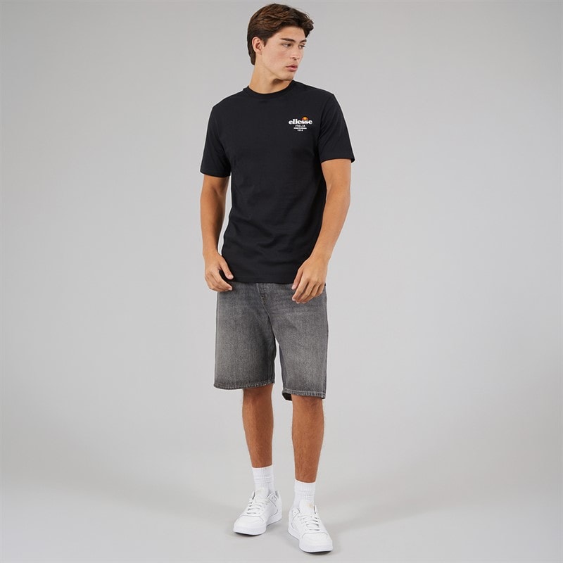 Ellesse Mens Ostea Back Graphic T-Shirt Black - Image 4