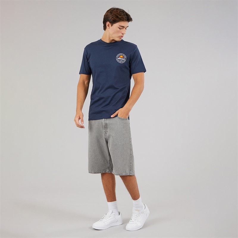 Ellesse Mens Licola Back Graphic T-Shirt Navy - Image 4