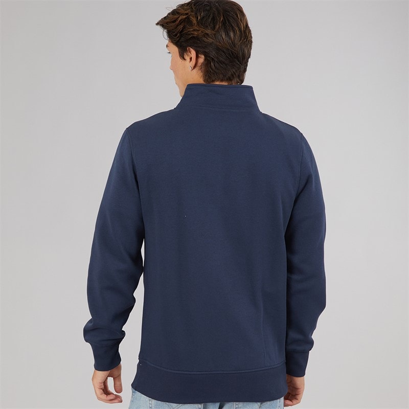 Ellesse Mens Full Zip Sweatshirt Navy - Image 2