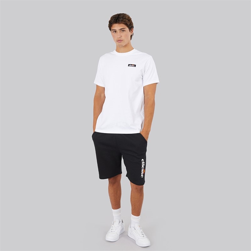 Ellesse Mens Debden Relaxed Fit T-Shirt White - Image 3