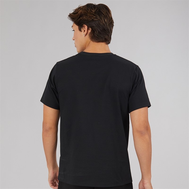 Ellesse Mens Debden Relaxed Fit T-Shirt Black - Image 2