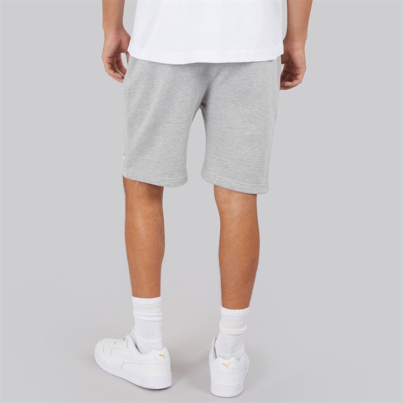 Ellesse Mens Herl Sweat Shorts Light Grey Marl - Image 2