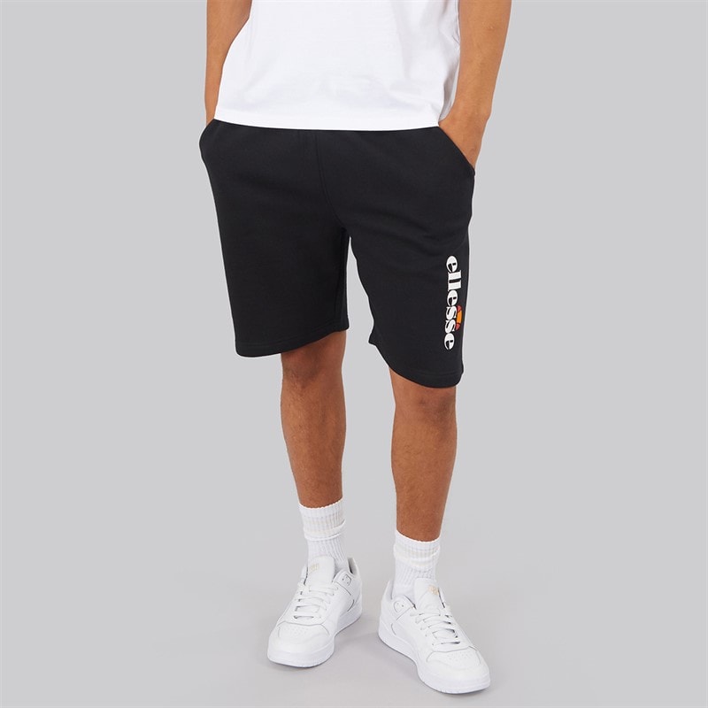 Ellesse Mens Maxx Sweat Shorts Black - Image 1