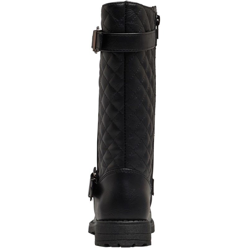Fluid Girls Buckle Boots Black - Image 3