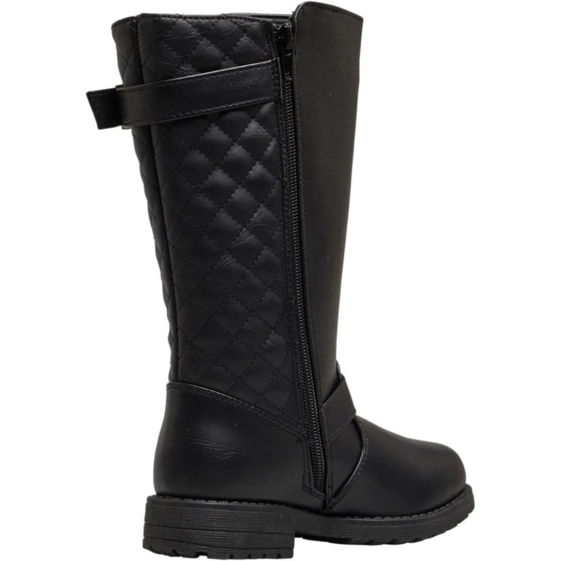 Fluid Girls Buckle Boots Black - Image 4