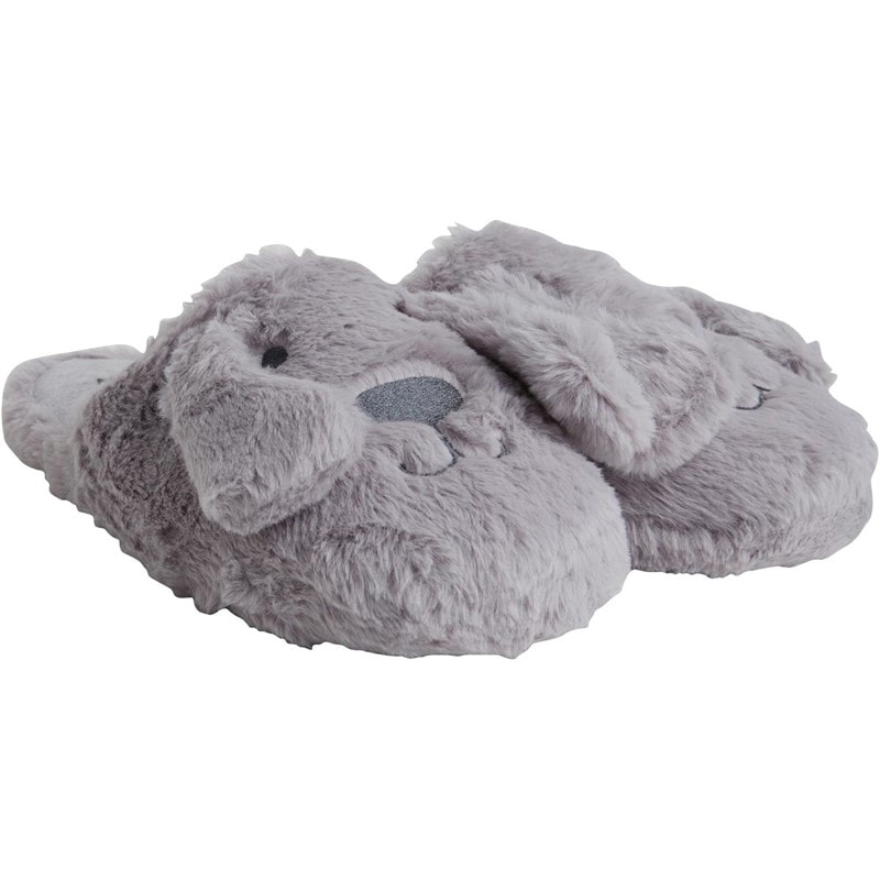 Fluid Womens Dog Slippers Grey - Image 1
