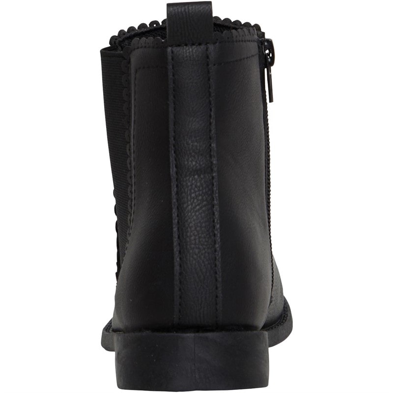 Fluid Girls Chelsea Boot Black - Image 3