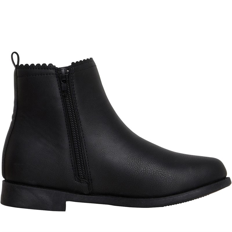 Fluid Girls Chelsea Boot Black - Image 5