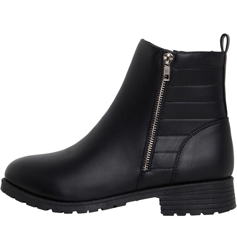 Fluid Womens Zip Chelsea Boots Black - Image 1