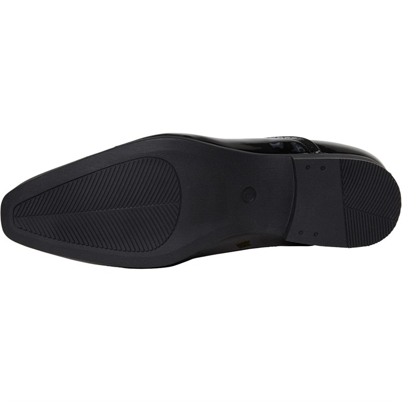 Fluid Mens Knightsbridge Patent Lace Up Shoes Black Patent - Image 2
